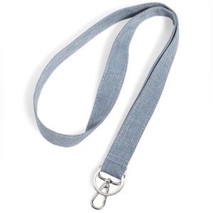 VERA BRADLEY LIGHTEN UP WIDE LANYARD ZEN GRAY NWT